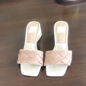 Dolce Vita woven slides